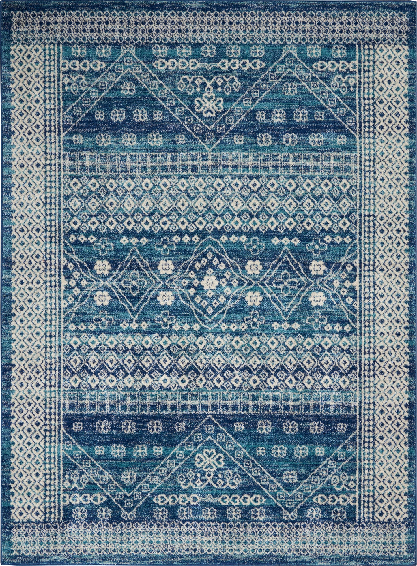 Nourison Home Passion PSN27 Navy Blue Transitional Power-loomed Rugs