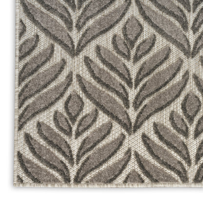 Nourison Home Aloha  Charcoal  Contemporary