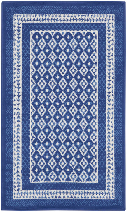 Nourison Home Whimsicle WHS13 Navy Contemporary Power-loomed Rug