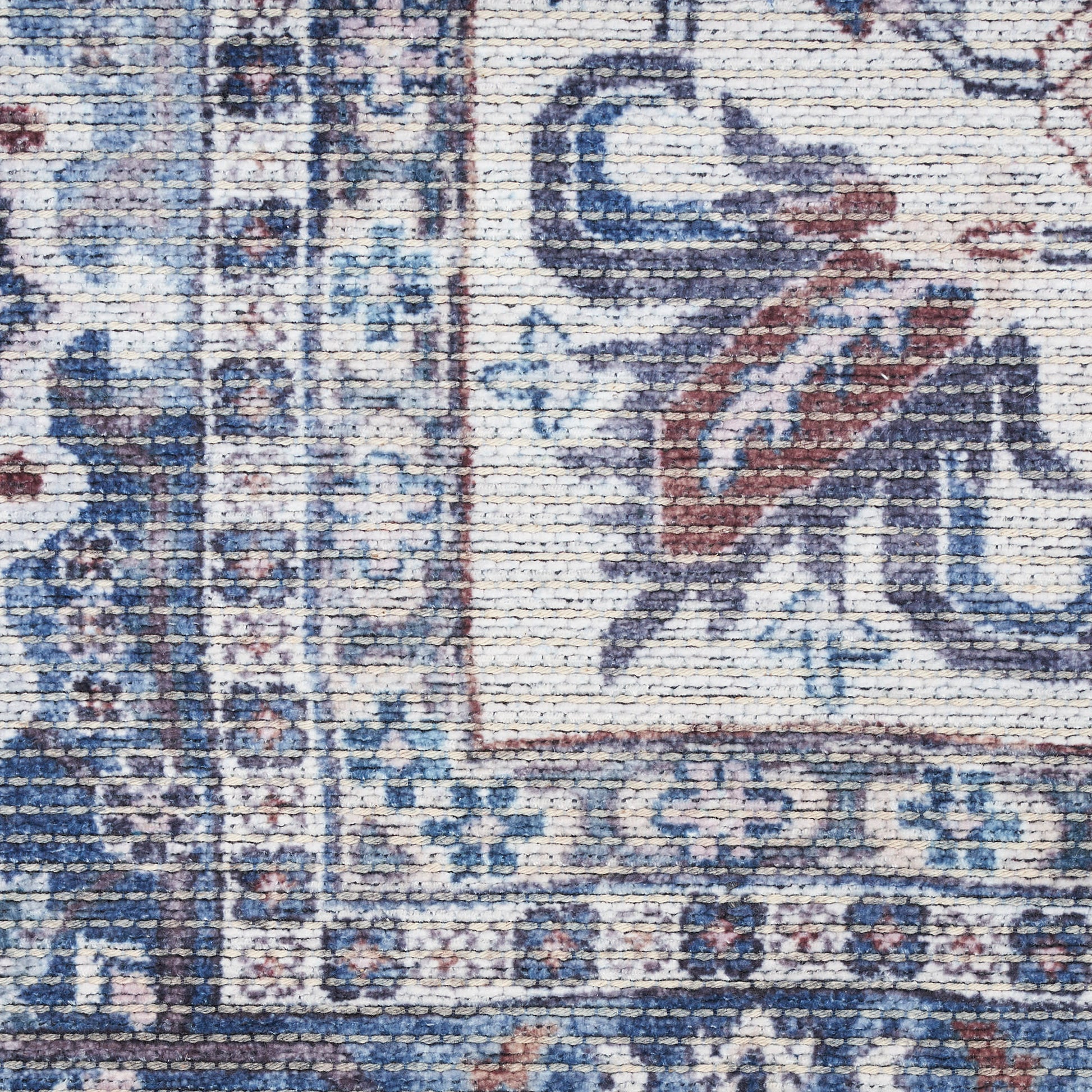 Nourison Home New Concept Washables  Navy Ivory  Traditional