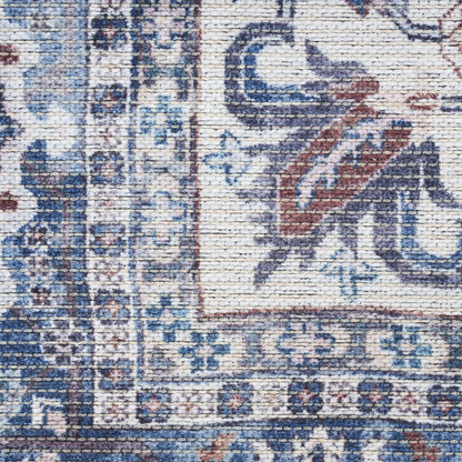 Nourison Home New Concept Washables  Navy Ivory  Traditional
