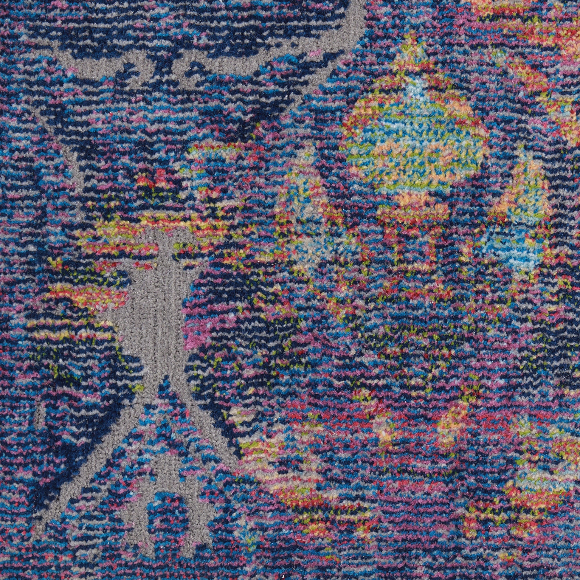 Nourison Home Ankara Global  Navy Multicolor  Transitional