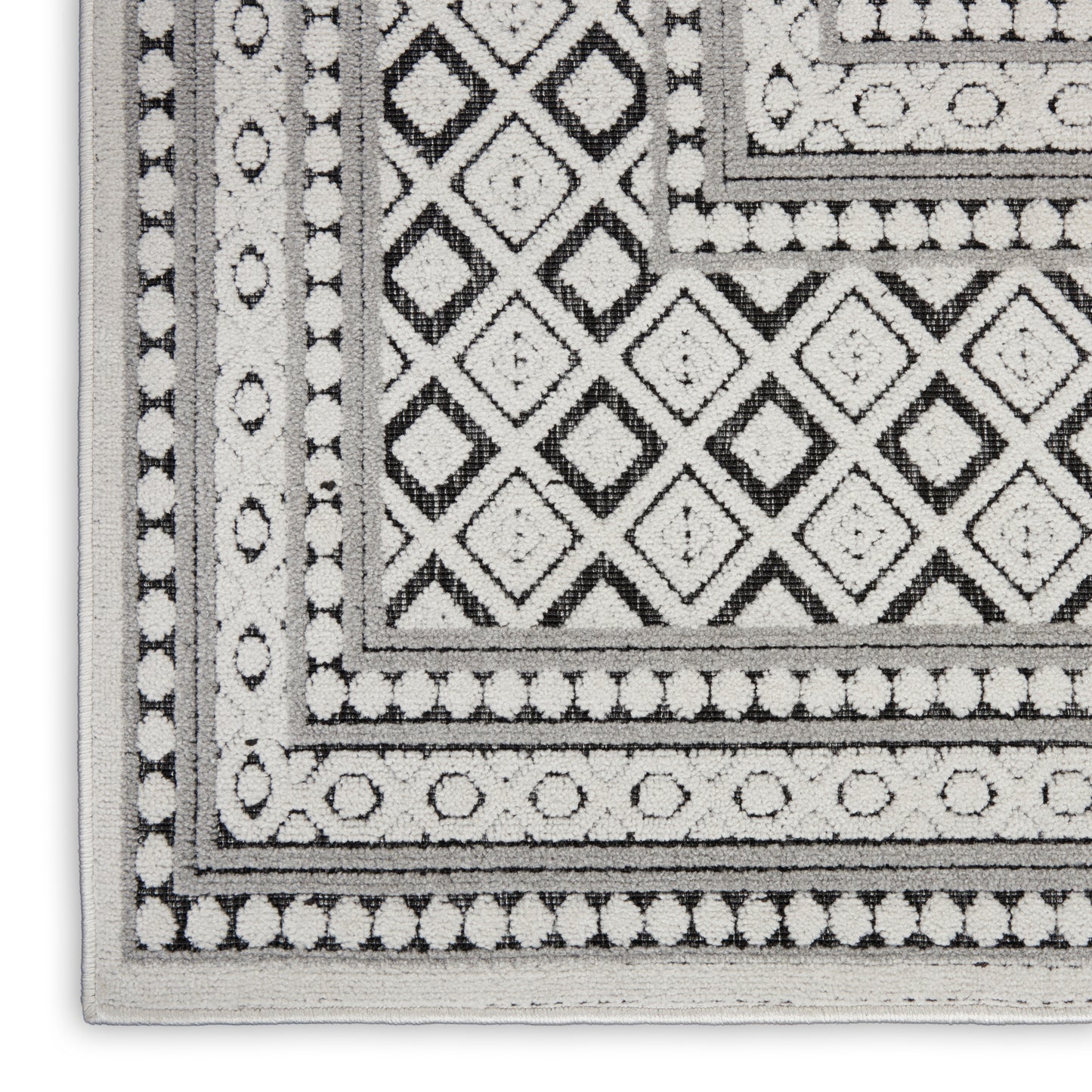 Nourison Home Key Largo  Dark Grey  Transitional