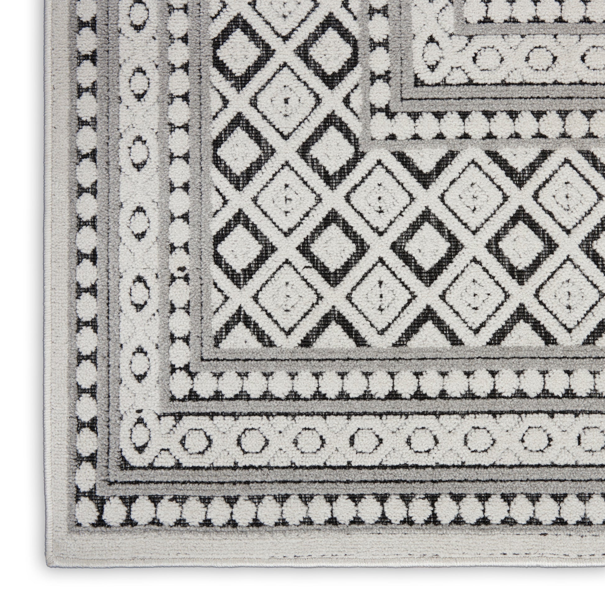 Nourison Home Key Largo  Dark Grey  Transitional