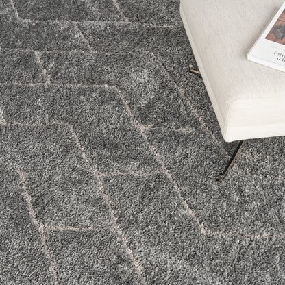 Nourison Home Dreamy Shag  Grey  Contemporary