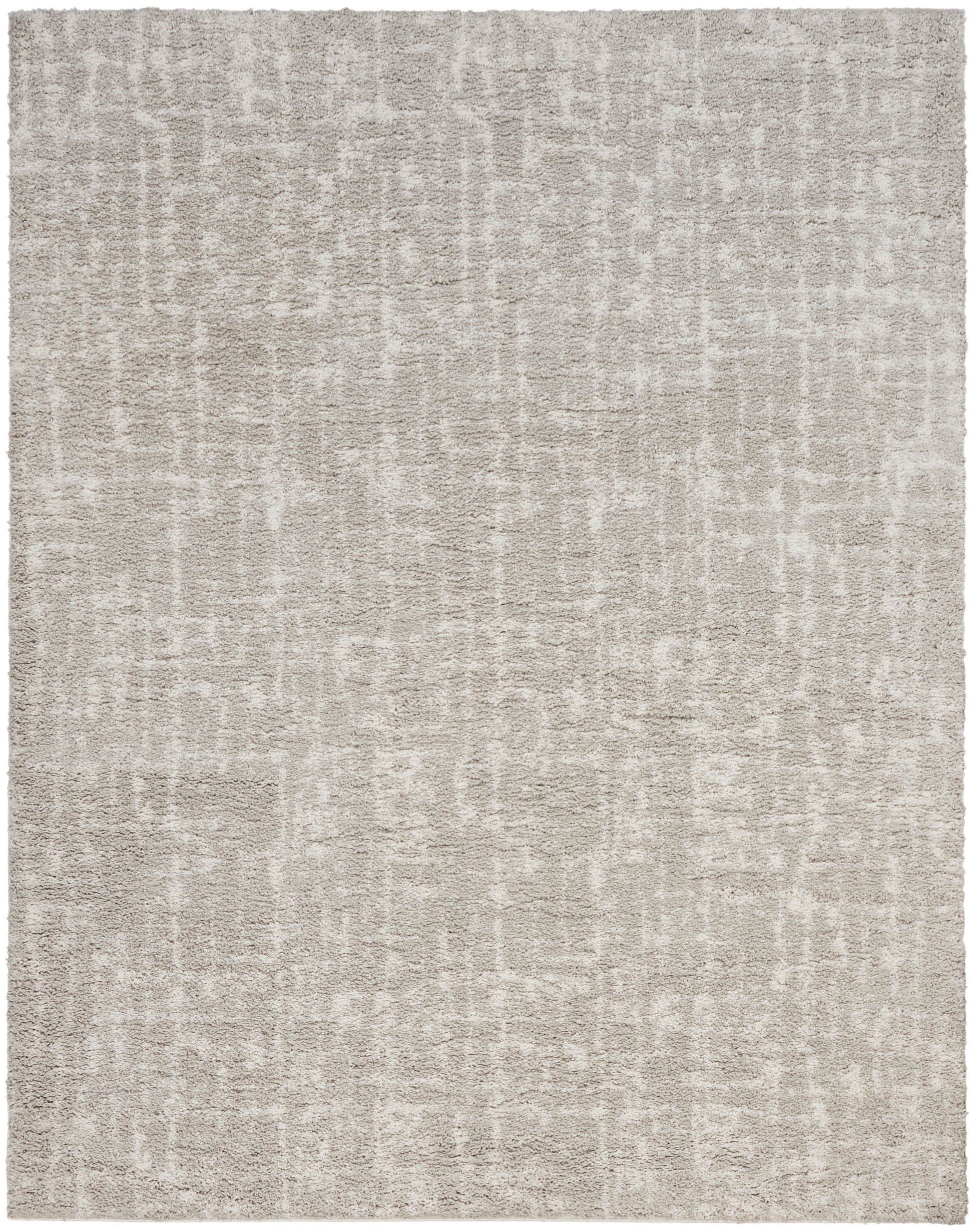 Nourison Home Modern Shag  Grey Ivory  Contemporary