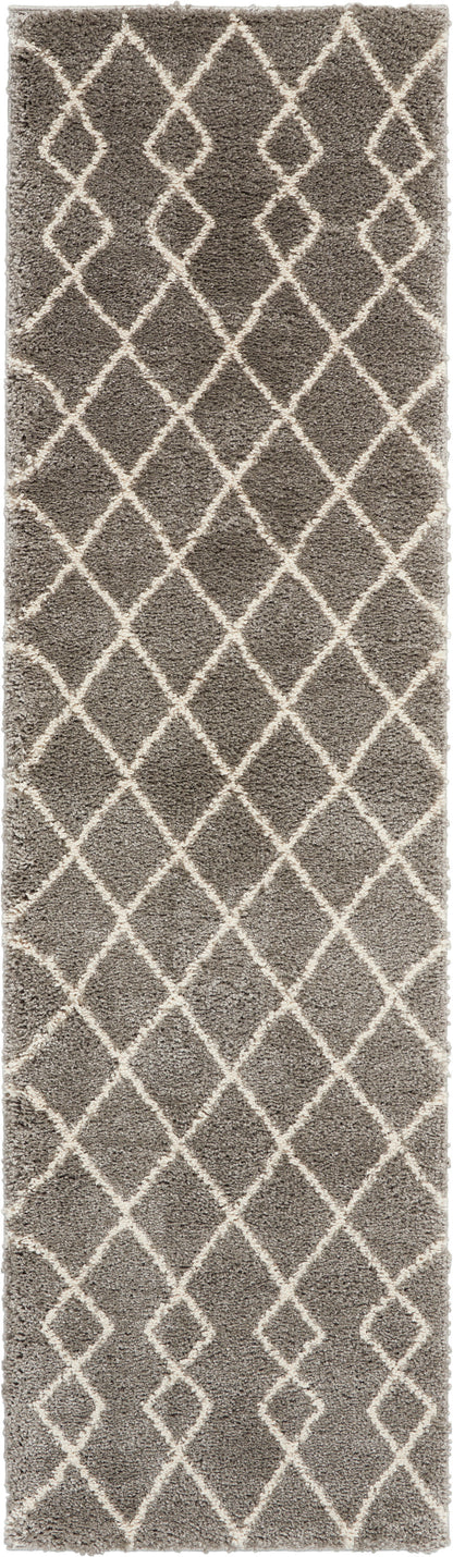 Nourison Home Martil MAT01 Silver Contemporary Power-loomed Rug