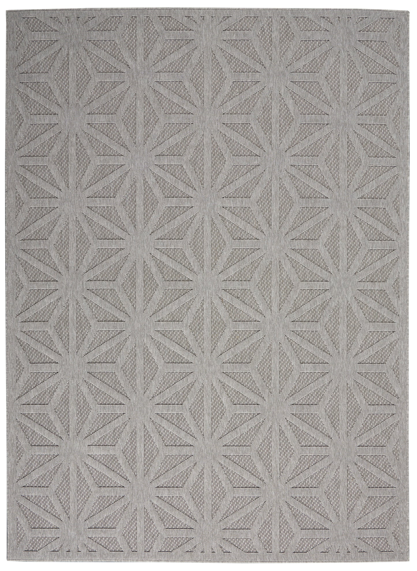 Nourison Home Cozumel CZM01 Light Grey Contemporary Power-loomed Rug