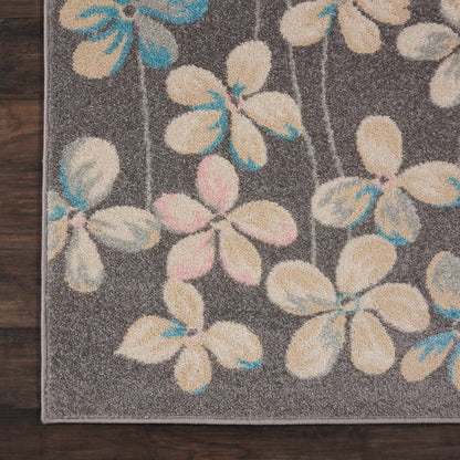 Nourison Home Tranquil  Grey Beige  Contemporary