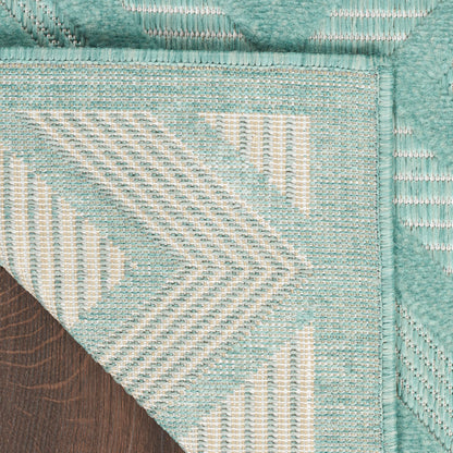 Nourison Home Versatile  Aqua Teal  Contemporary