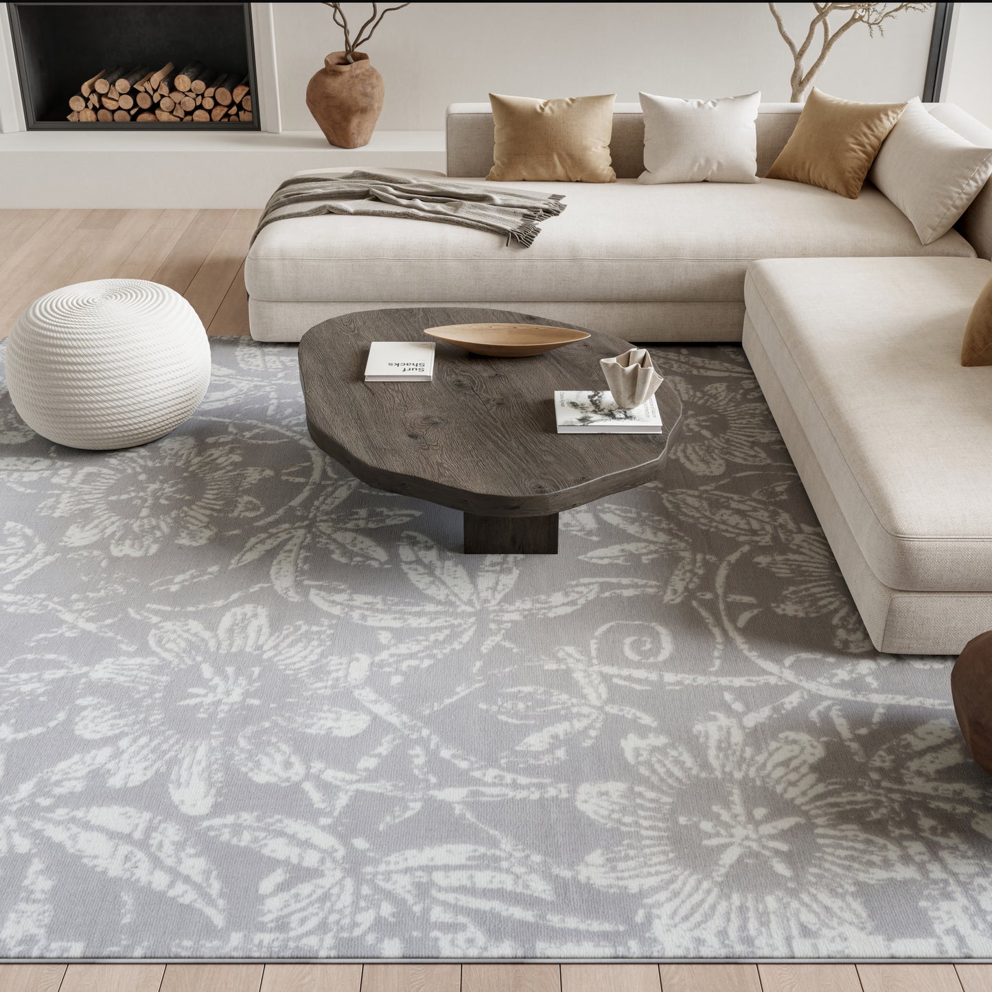 Nourison Home Whimsicle  Grey  Contemporary