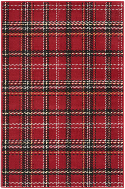 Nourison Home Grafix GRF03 Red Contemporary Power-loomed Rug
