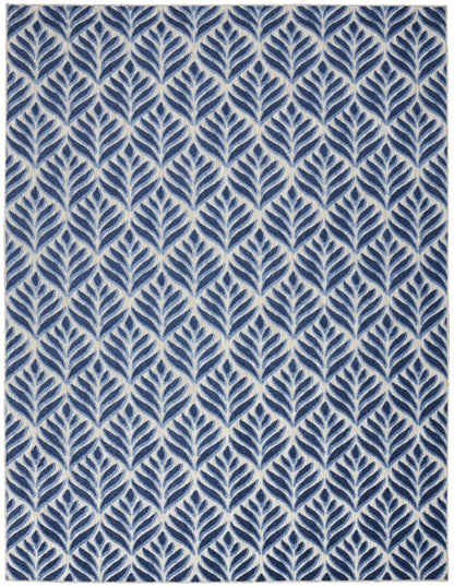 Nourison Home Aloha ALH35 Blue Contemporary Power-loomed Rugs