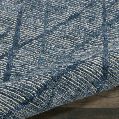 Nourison Home OCEAN  Indigo  Contemporary