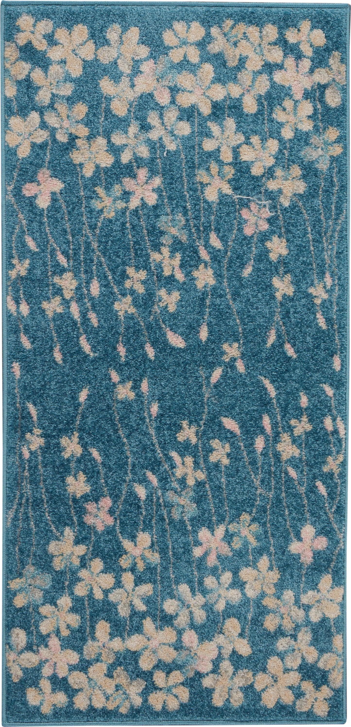 Nourison Home Tranquil TRA04 Turquoise Contemporary Power-loomed Rug
