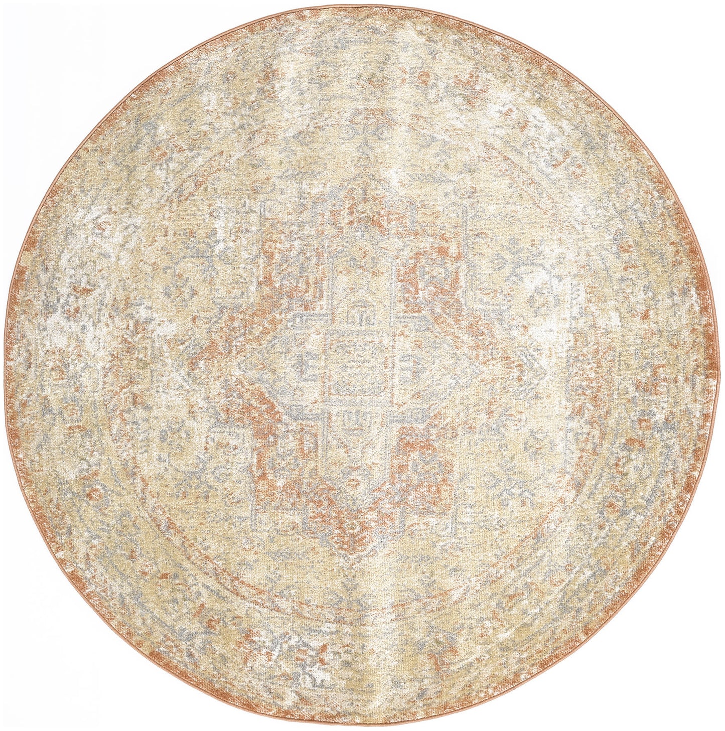 Nourison Home Nourison Essentials Persian NRE07 Beige Rust Traditional Power-loomed Rug