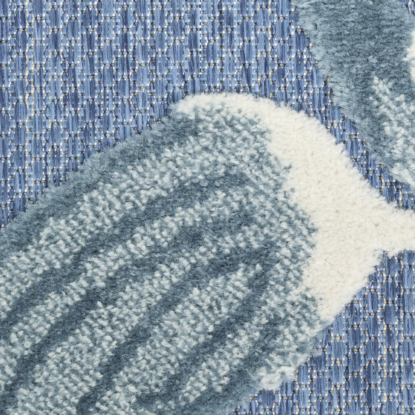 Nourison Home Aloha  Blue  Contemporary