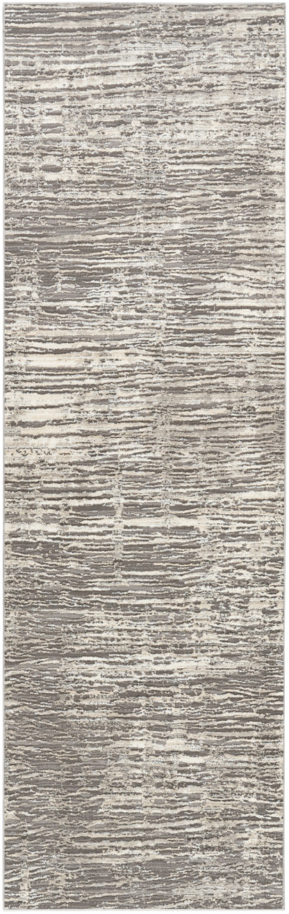 Nourison Home Sustainable Trends SUT01 Ivory Grey Contemporary Power-loomed Rug