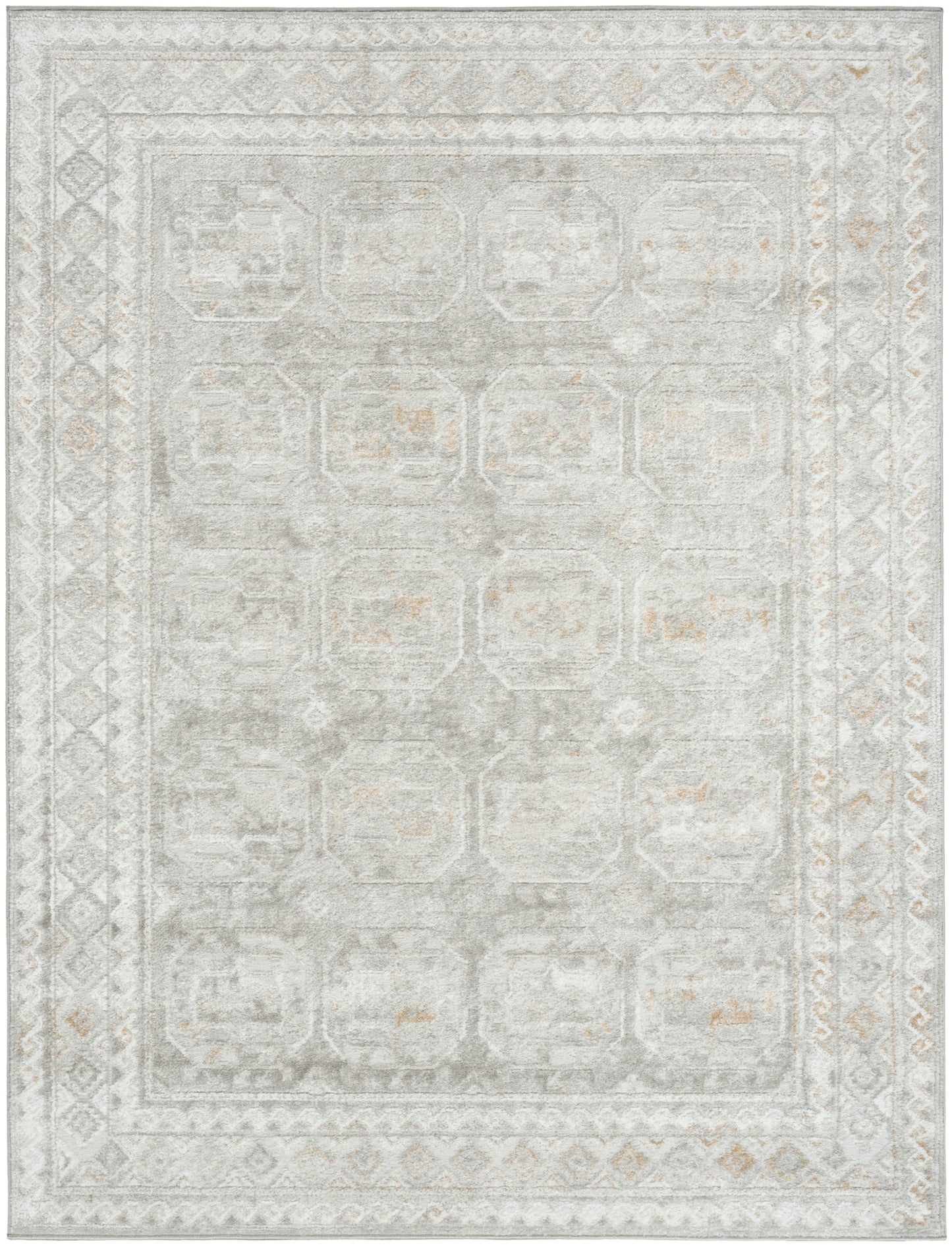 Nourison Home Dekor DEK01 Grey Traditional Machine Woven Rug