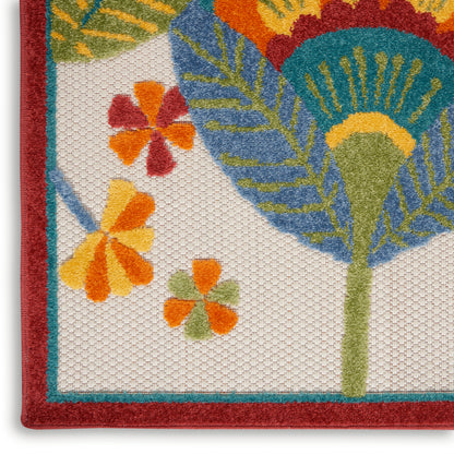 Nourison Home Aloha  Multicolor  Contemporary