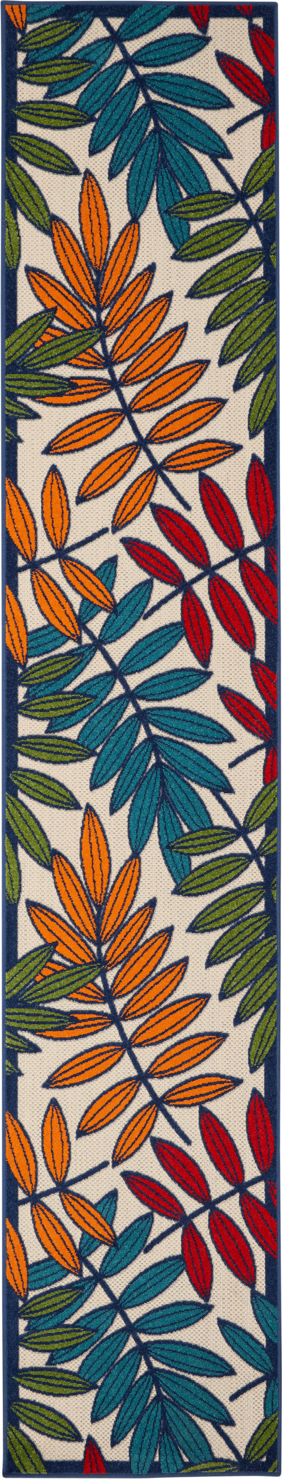 Nourison Home Aloha ALH18 Multicolor Contemporary Power-loomed Rugs