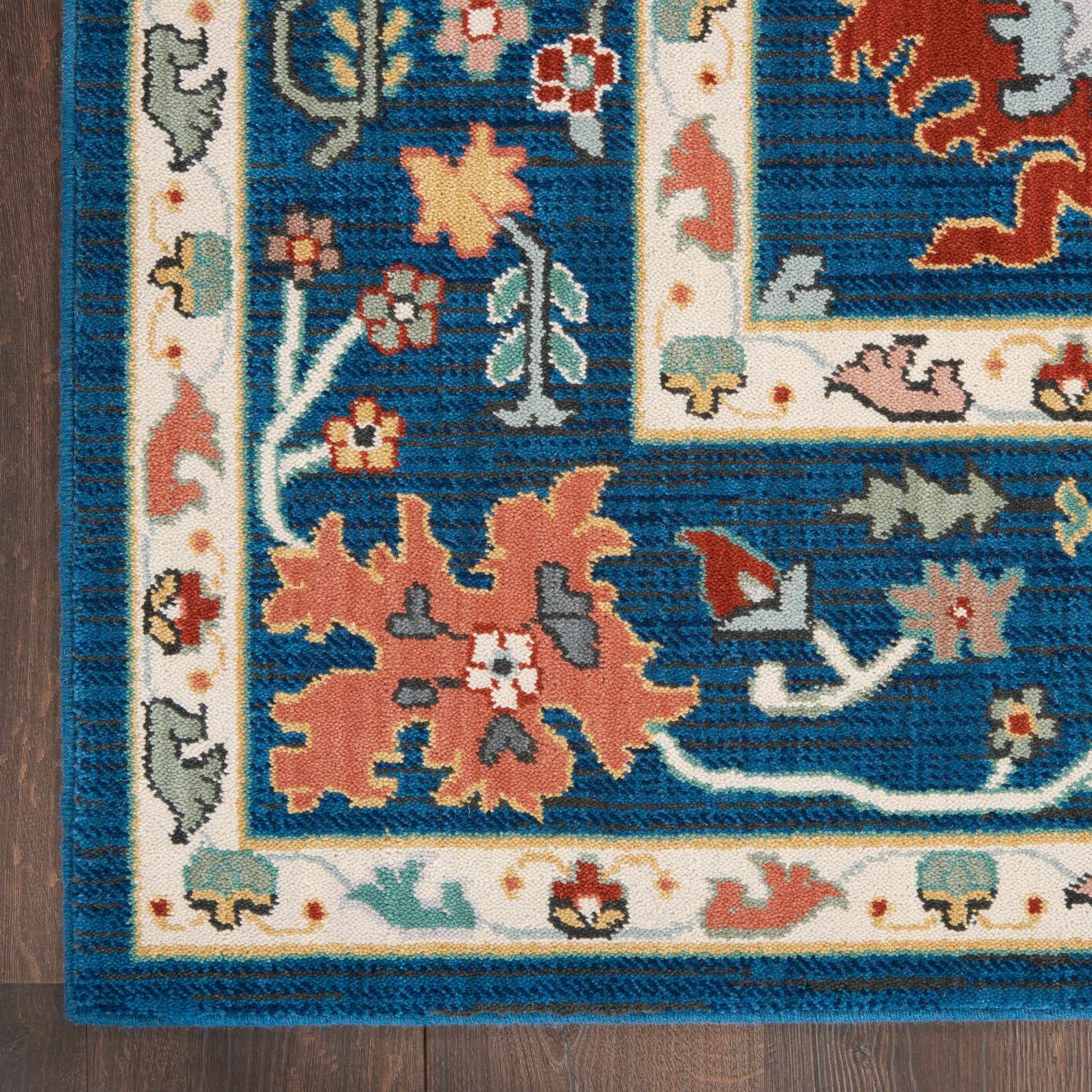 Nourison Home Parisa  Denim  Traditional