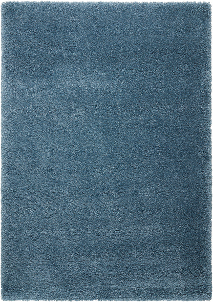 Nourison Home Amore AMOR1 Slate Blue Contemporary Power-loomed Rug
