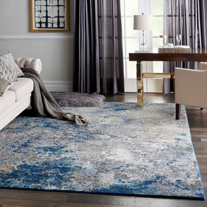 Nourison Home Artworks  Blue Grey  Contemporary