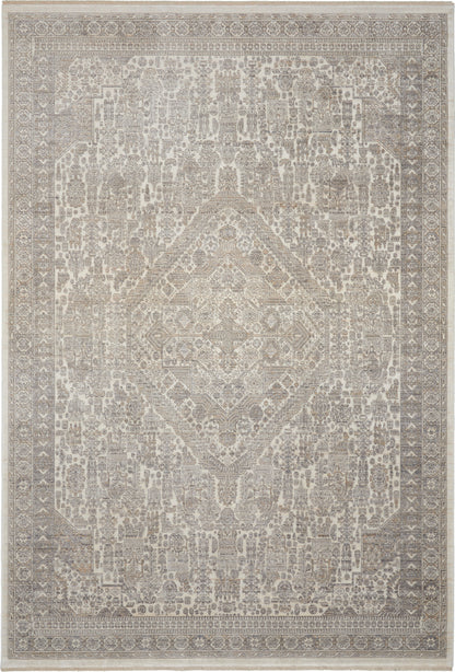 Nourison Home Lustrous Weave LUW02 Ivory Beige  Power-loomed Rug