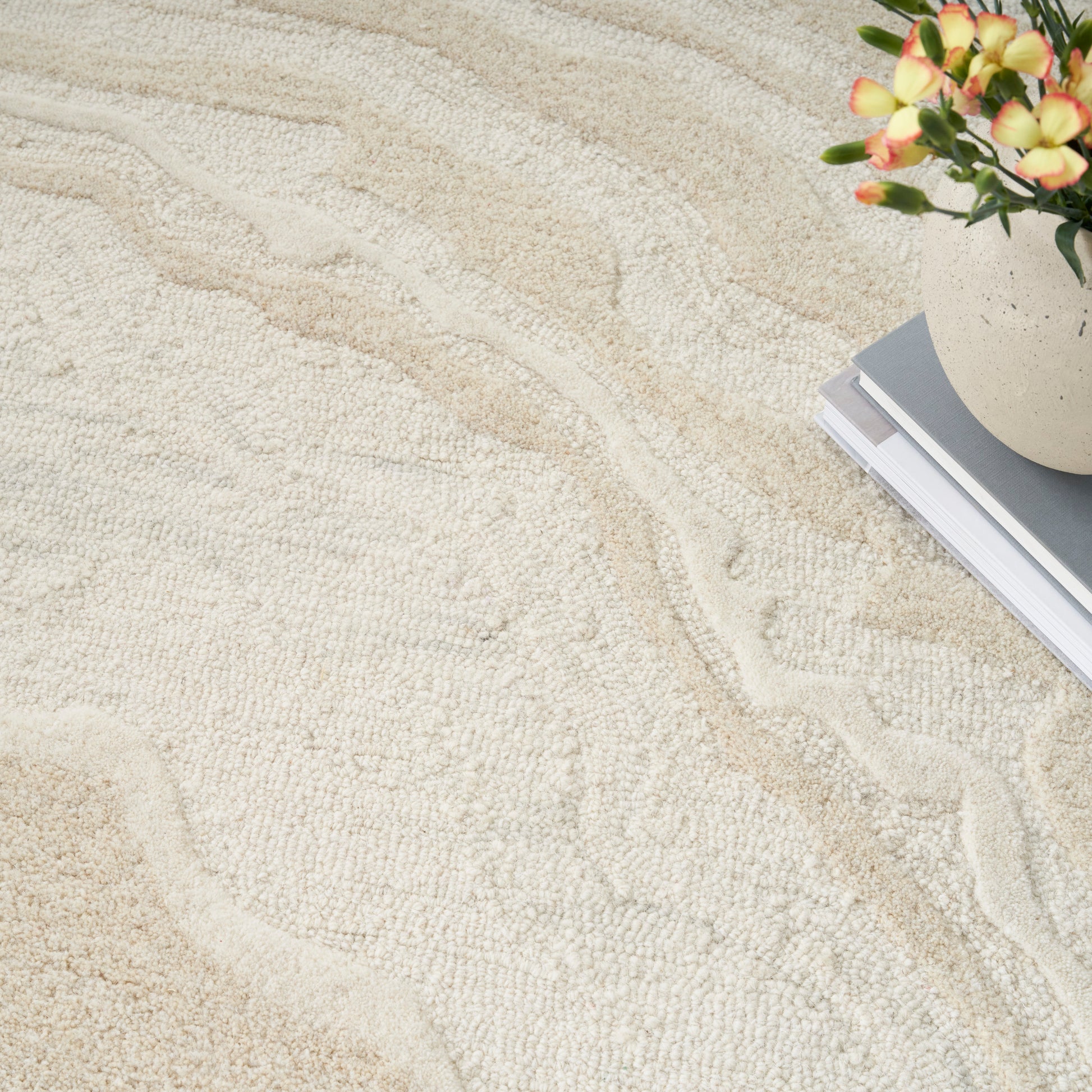 Nourison Home Graceful  Ivory  Contemporary