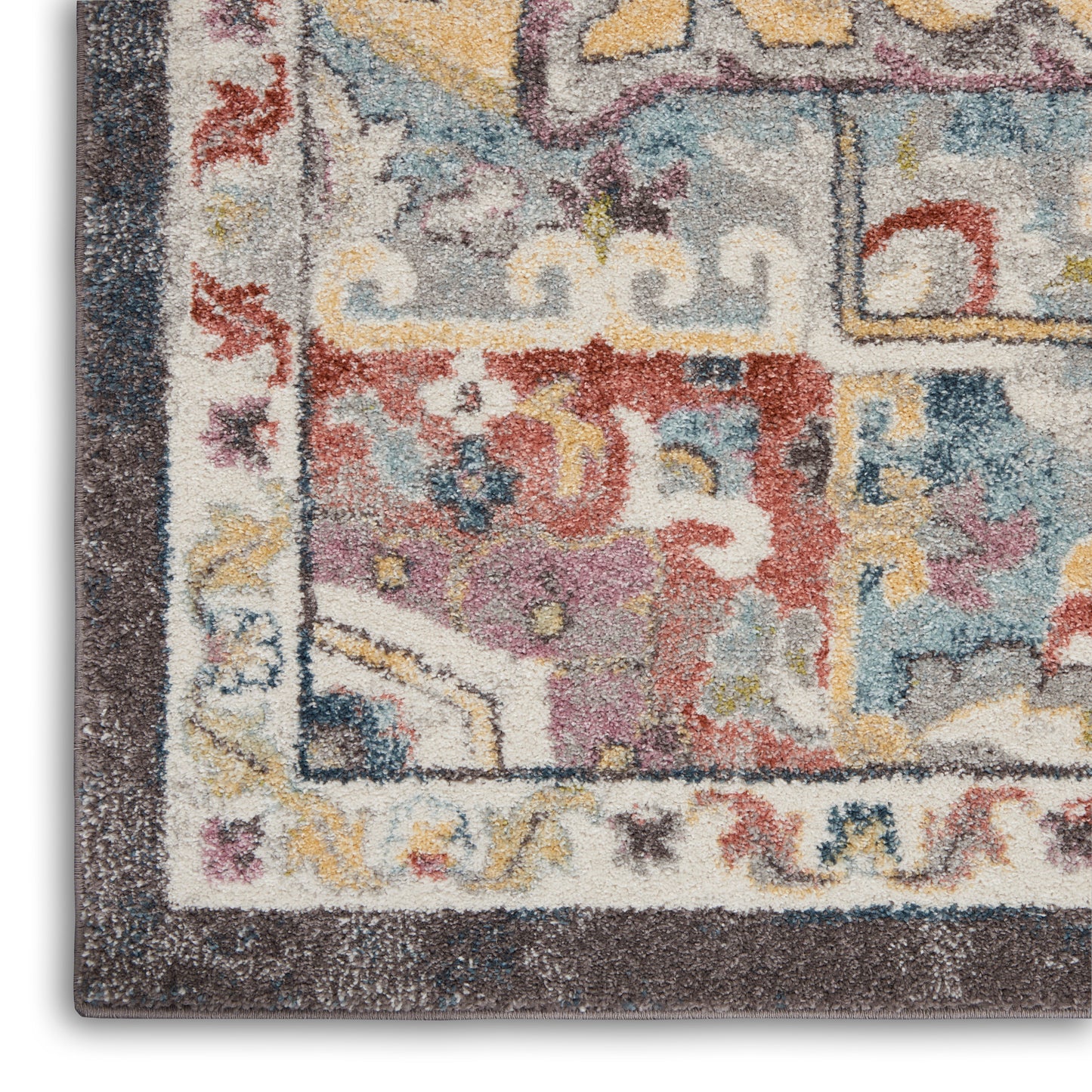 Nourison Home Soraya  Charcoal Multi  Traditional