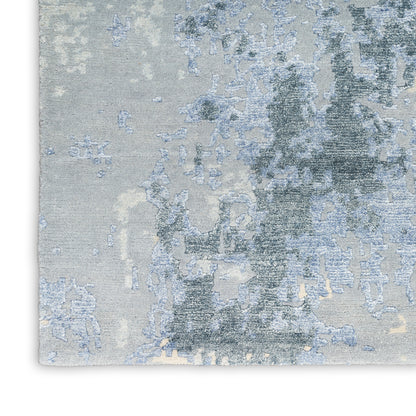 Nourison Home Silk Shadows  Blue Sky  Contemporary