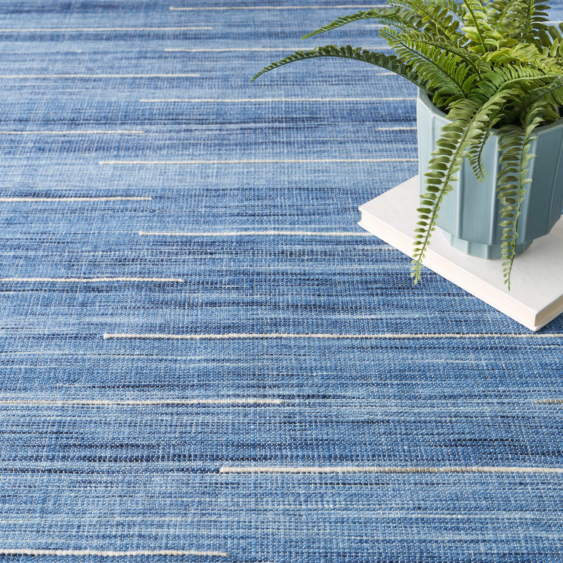 Nourison Home Interweave  Denim  Contemporary