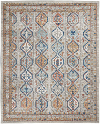 Nourison Home Quarry  Grey Multicolor  Contemporary