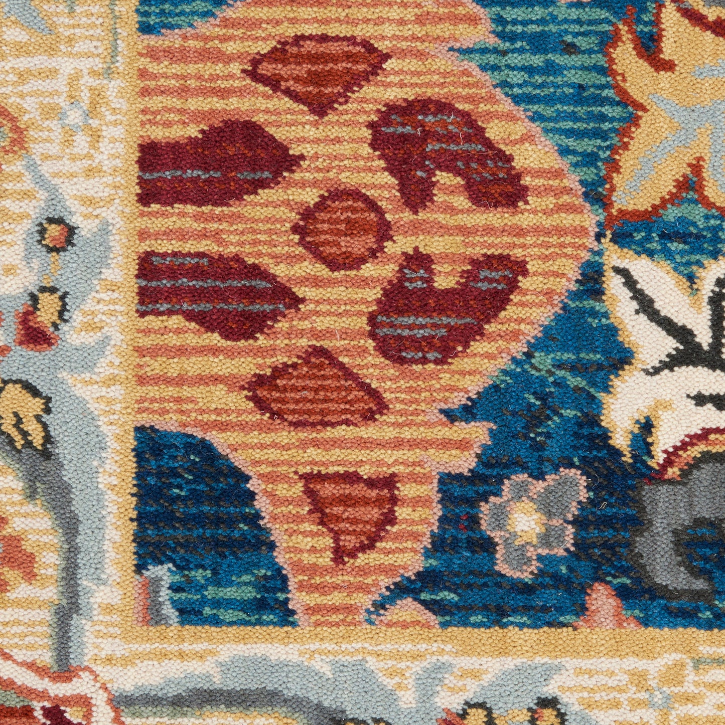 Nourison Home Parisa  Denim Multicolor  Transitional