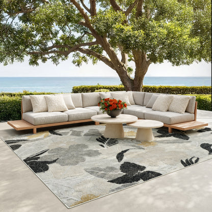 Nourison Home Suncoast  Grey  Contemporary