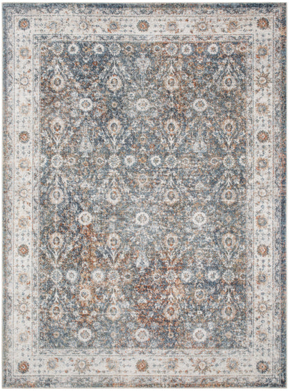 Nourison Home Astra Machine Washable ASW16 Ivory Multicolor Traditional Power-loomed Rug