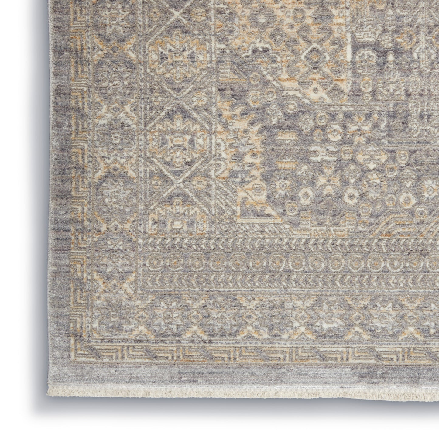 Nourison Home Lustrous Weave  Grey Beige  