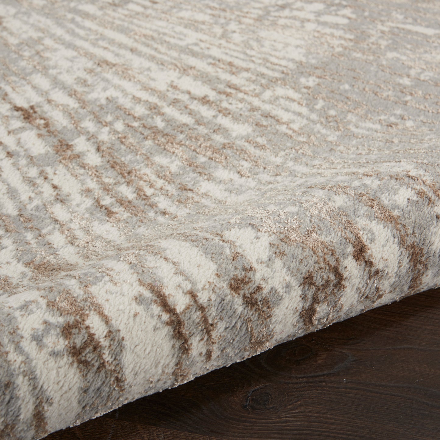 Nourison Home Glow  Grey Mocha  Contemporary
