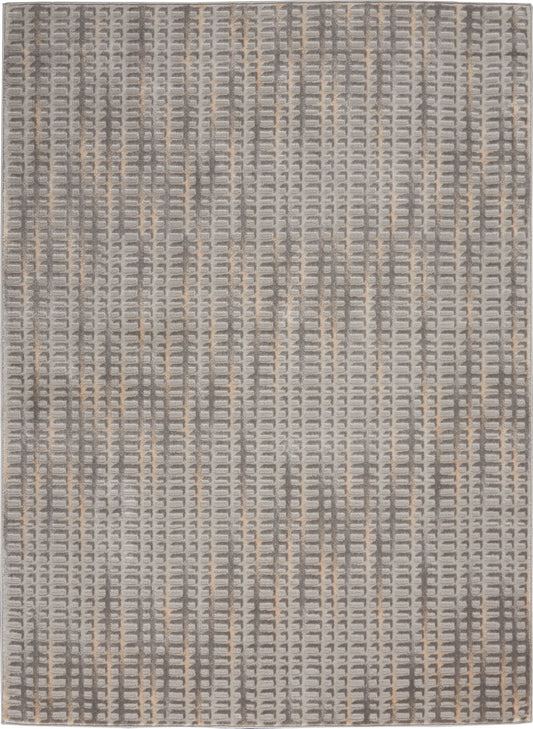Nourison Home Solace  Grey Beige  Contemporary