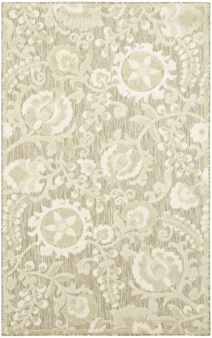 Nourison Home Aloha ALH17 Ivory Sage Contemporary Power-loomed Rugs