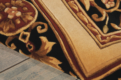 Nourison Home Versailles Palace  Ivory Black  Traditional