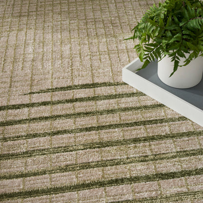 Nourison Home Astra Machine Washable  Ivory Olive  Contemporary