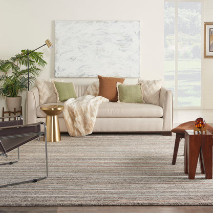 Nourison Home Plateau  Grey Green  Contemporary