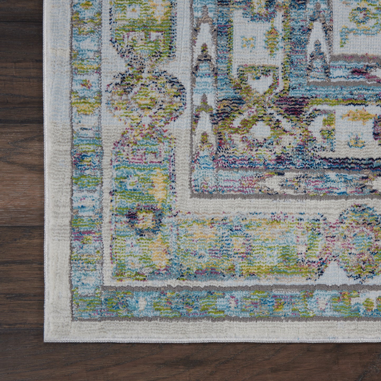 Nourison Home Ankara Global  Blue Green  Traditional