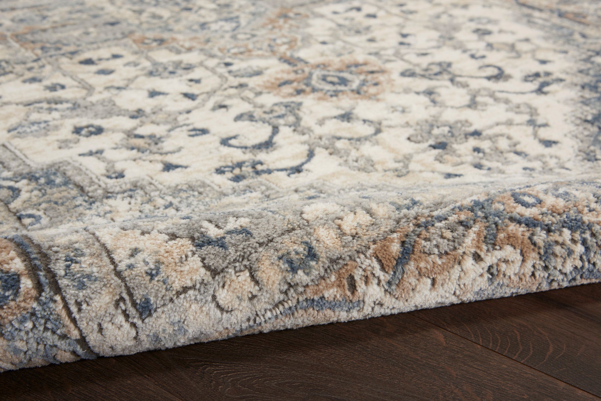 Nourison Home Quarry  Ivory Grey  Transitional