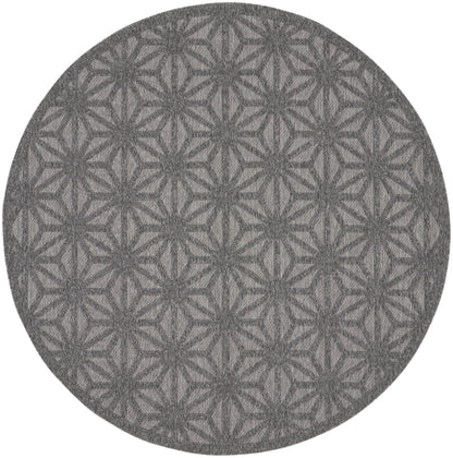 Nourison Home Cozumel CZM01 Dark Grey Contemporary Power-loomed Rug