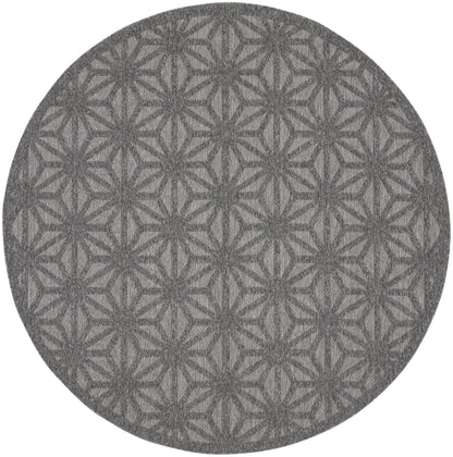 Nourison Home Cozumel CZM01 Dark Grey Contemporary Power-loomed Rug