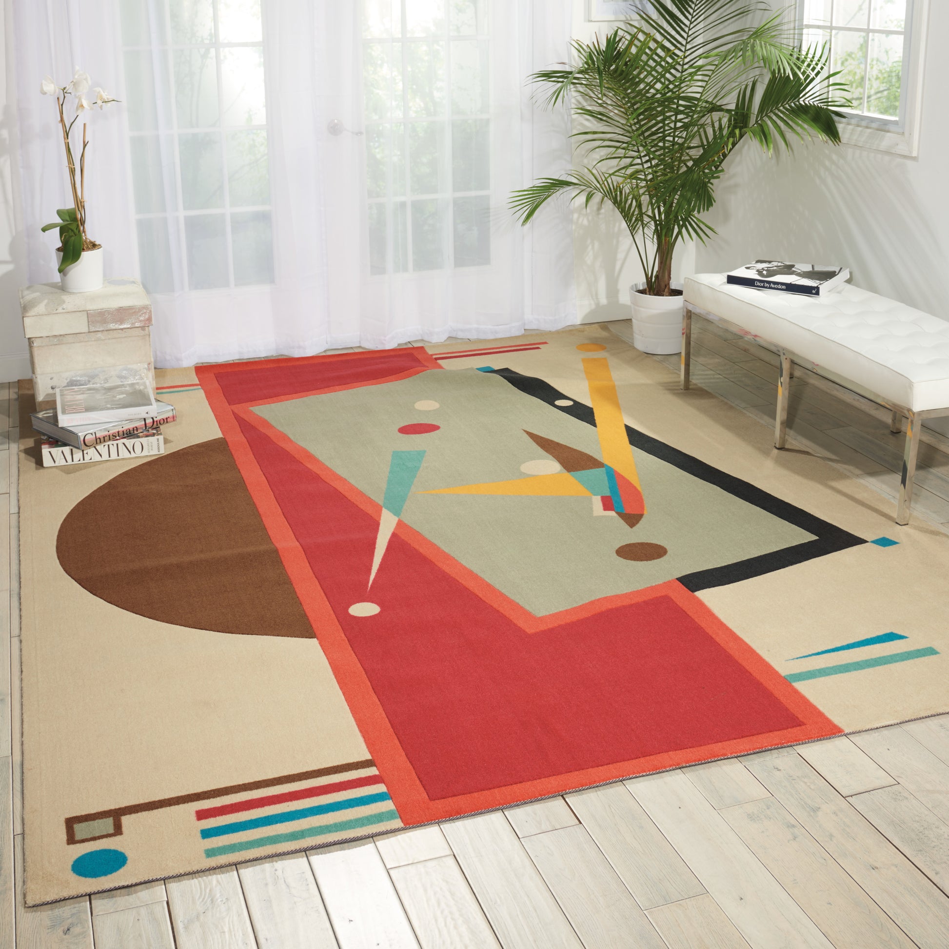 Nourison Home Modern Art  Sandstone  