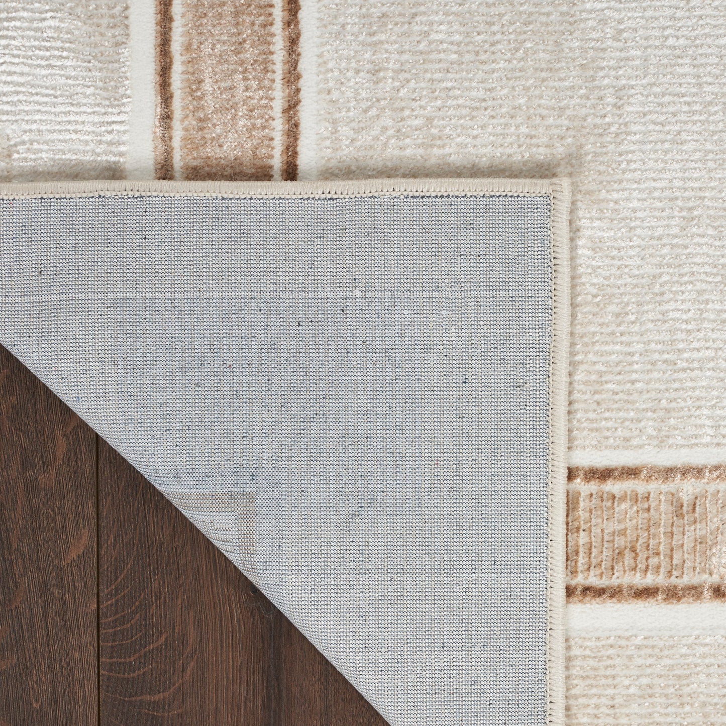 Nourison Home Glitz  Ivory Cream  Contemporary